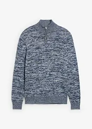 Tröja med bomull och hög krage, bonprix