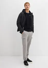 Långärmad tröja av elastisk bomullsmix, Slim Fit, bonprix
