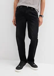 Jeans i Regular Fit Jeans av ren bomull med skön midja, Straight, bonprix