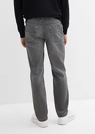 Jeans i Regular Fit Jeans av ren bomull med skön midja, Straight, bonprix