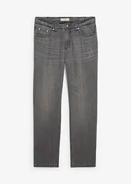 Jeans i Regular Fit Jeans av ren bomull med skön midja, Straight, bonprix
