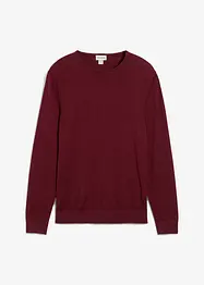 Finstickad tröja med lyxig merinoull, bonprix