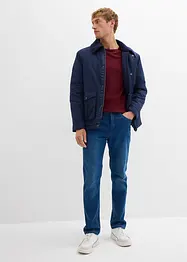 Joggerjeans med skön midja och Classic Fit, Straight, bonprix