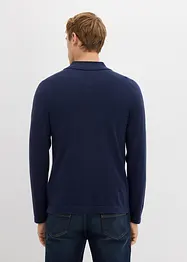 Finstickad cardigan med merinoull, smal passform, bonprix