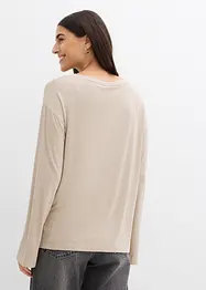 Oversizetopp i stretchig viskosmix med fint fall, bonprix