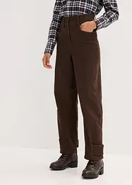 Twillbyxa med hög midja, bonprix