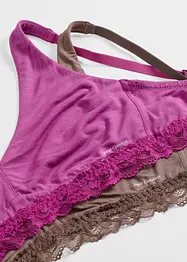 Feel Comfort-bralette av mjuk modal (2-pack), bonprix