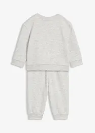 Sweatshirt och byxa för bebisar (2 delar), bonprix