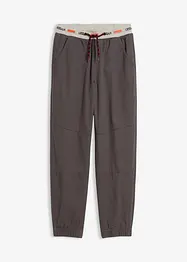 Byxa med värmande jerseyfoder för barn, ledig passform, bonprix