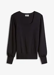 Tröja i mjuk viskosmix, bonprix
