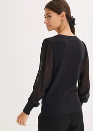 Tröja i mjuk viskosmix, bonprix