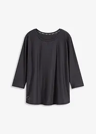 Supermjuk funktionstopp av snabbtorkande material med 3/4-ärmar, bonprix
