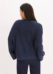 Cardigan med glittergarn i oversizemodell, bonprix