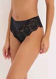 Glansig stringtrosa i hipstermodell, bonprix