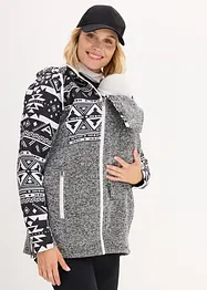 Mammafleecejacka med babyficka, bonprix