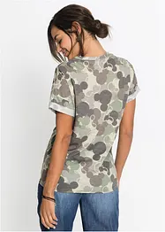 Kamouflagemönstrad T-shirt med Musse Pigg, Disney