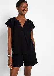Blustopp i bomullsmuslin, bonprix