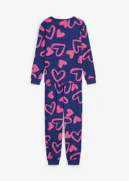 Pyjamas av ekologisk bomull (2 delar), bonprix