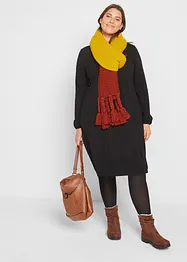 Ballongformad klänning i bomullsmix, bonprix