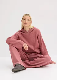 Finstickad tröja med huva, bonprix