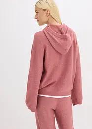 Finstickad tröja med huva, bonprix