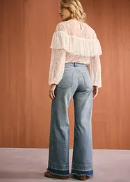Wide Leg Jeans Mid Waist, bonprix