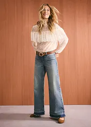 Wide Leg Jeans Mid Waist, bonprix