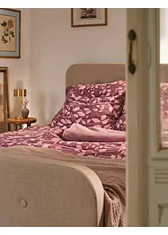 Vändbart Cashmere Touch-påslakanset med blommönster, bonprix
