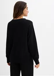 Mamma-/amningssweatshirt i ekologisk bomull, bonprix