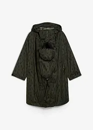 Mammaregncape med babyficka, bonprix