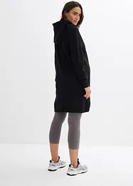 Mammaklänning med amningsöppning, i sweatshirtmaterial av ekologisk bomull, bonprix