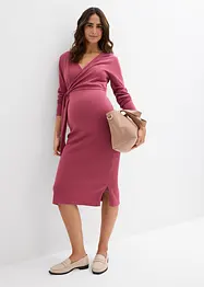 Mammaklänning med omlottlook i ren bomull, bonprix