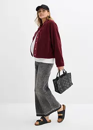 Mammajacka med babyficka i teddyfleece, bonprix