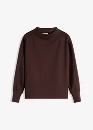 Oversizeweatshirt i mjuk och stabil trikå, bonprix