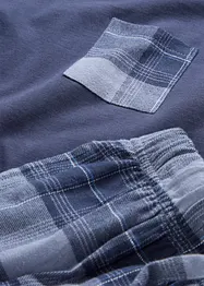 Pyjamas  med flanellbyxa av mjuk bomull, bonprix