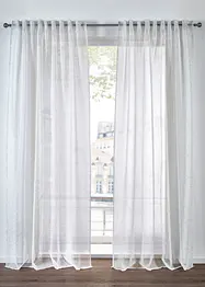 Gardin med glansiga effekter (1-pack), bonprix