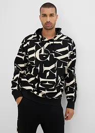 Luvtröja i ekologisk bomull, Loose Fit, bonprix
