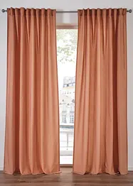 Gardin i återvunnet material (2-pack), bonprix