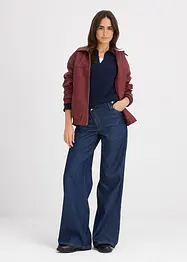 Pikétröja av fintrådig viskos, bonprix