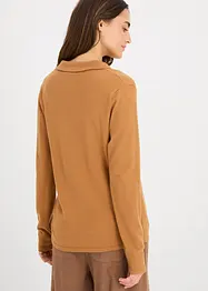 Pikétröja av fintrådig viskos, bonprix