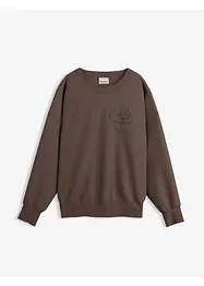 Oversizesweatshirt i mjuk bomullsmix, bonprix