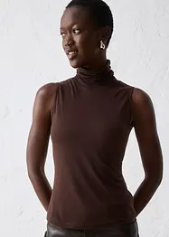 Ärmlös topp med ull, bonprix