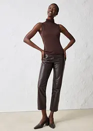 Ärmlös topp med ull, bonprix