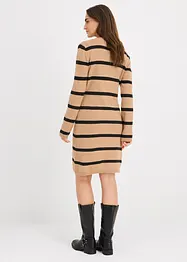 Stickad klänning i figurnära modell, bonprix