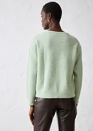 Cardigan med varm alpackaull, bonprix