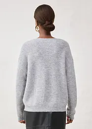 Cardigan med varm alpackaull, bonprix