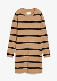 Stickad klänning i figurnära modell, bonprix