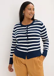 Randig cardigan, bonprix