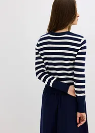 Randig cardigan, bonprix