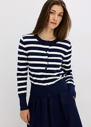Randig cardigan, bonprix